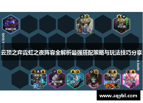云顶之弈霓虹之夜阵容全解析最强搭配策略与玩法技巧分享